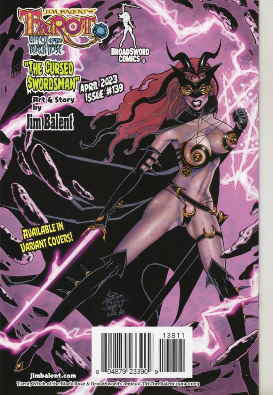 Tarot: Witch of the Black Rose #138 (2023)Comic Book Broadsword Grade NM- 9.2