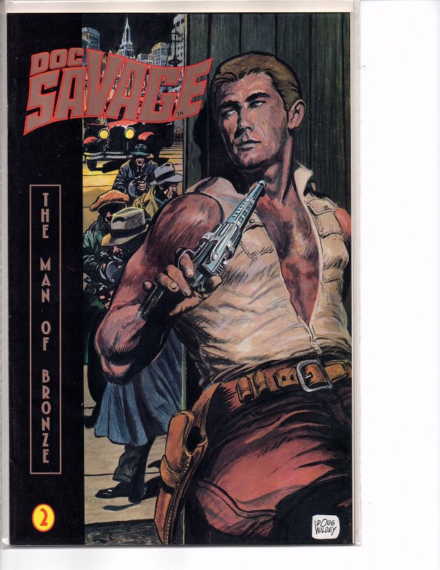 Millennium Comics Doc Savage #2 The Man of Bronze Doug Wildey Cover