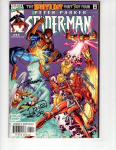 Peter Parker: Spider-Man #11 Signed on Cover By Artists / ID#704