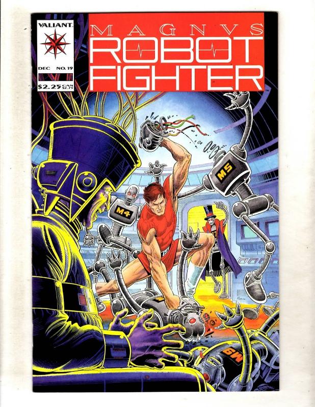 Magnus Robot Fighter # 19 NM Valiant Comic Book Rai Bloodshot Unity MR6