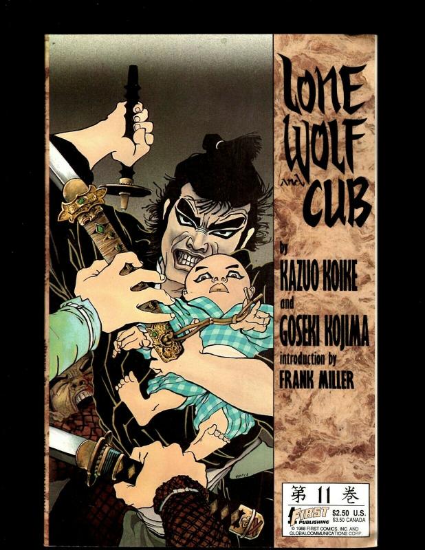 Lot of 10 Lone Wolf and Cub First Comic Books #2 3 4 5 6 7 8 9 10 11 JF20