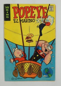 Popeye el Marino GD ERROR VARIANT - King 1974 - English Spanish comic - sailor 