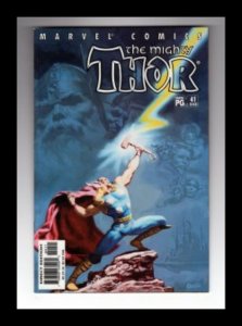 The Mighty Thor #41 (2001) Newsstand Edition ~ Great Painted Cover / HCA1