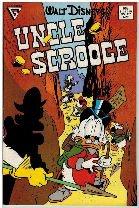 UNCLE SCROOGE 217 VF-NM May 1987 COMICS BOOK