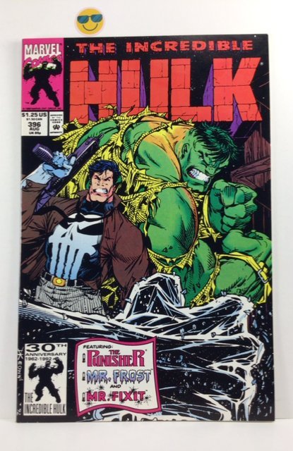 The Incredible Hulk #396 (1992) NM - The punisher Mr. Frost Mr. fix it