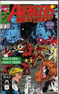 Avengers West Coast #75 (1991) West Coast Avengers / Avengers West Coast