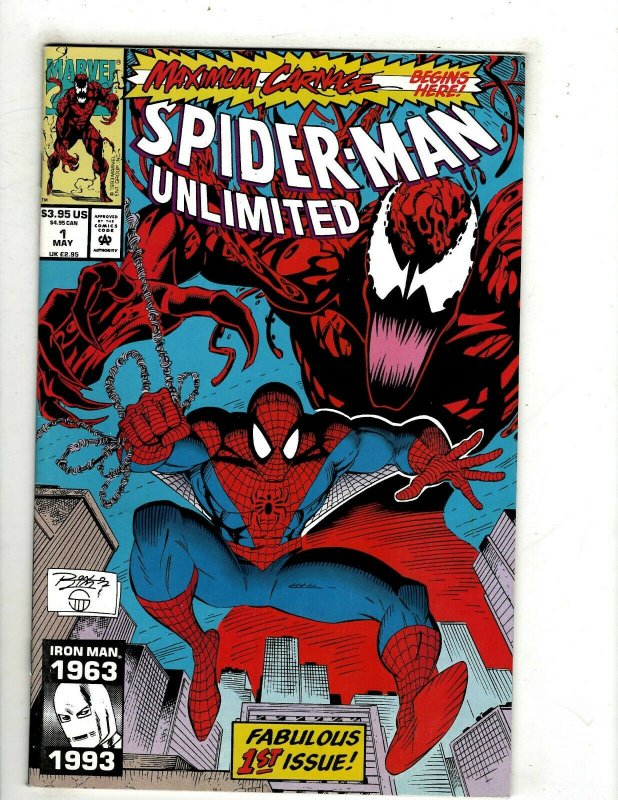 Spider-Man Unlimited # 1 NM Marvel Comic Book Maximum Carnage Part 1 Venom EJ8