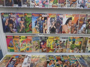 Huge Lot 130+ Comics W/ Vampirella, Classics Illustrated, +More! Avg VG/FN Cond!