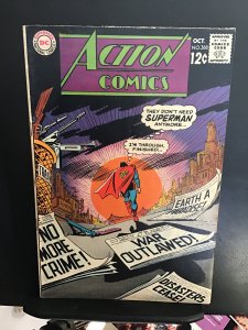 Action Comics #368 (1968) Mid high grade superman sunset Super girl  FN/VF