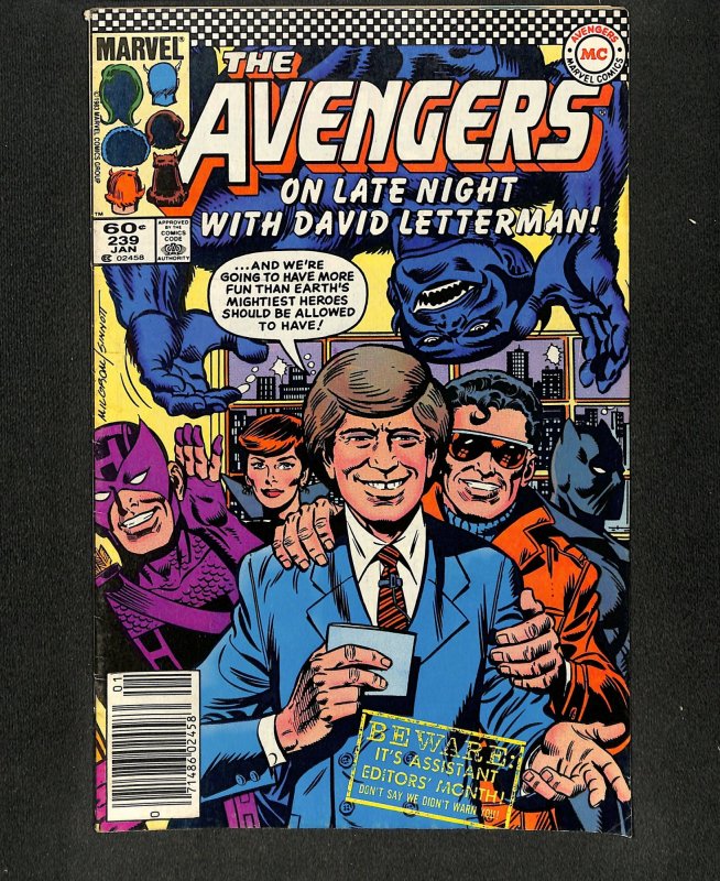 Avengers #239 Newsstand Variant