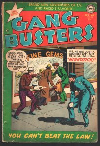 Gang Busters #33 1953-Maniac at Large-Record Racketeers-One page Superman...