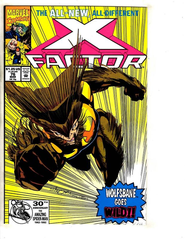 10 X-Factor Marvel Comic Books # 71 72 73 74 75 76 77 78 79 80 X-Men Storm CR53 