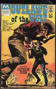 Outlaws of the West #64 (1967) Captain Doom