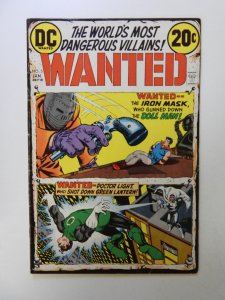 Wanted, The World's Most Dangerous Villains #5 (1973) VG condition