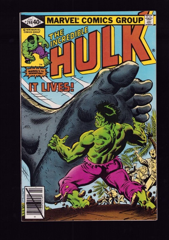 The Incredible Hulk #244 - Al Milgrom Cover (7.5) 1980