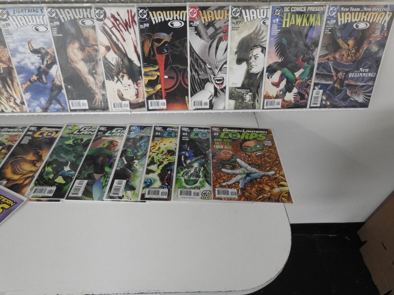 Huge Lot of 140+ Comics W/ Green Lantern, Hawkman, Spectre Avg VF Condition!