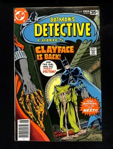 Detective Comics (1937) #478 Clayface is Back!