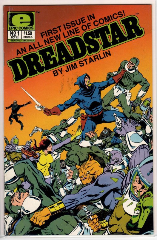 DREADSTAR #1 8.0 VF