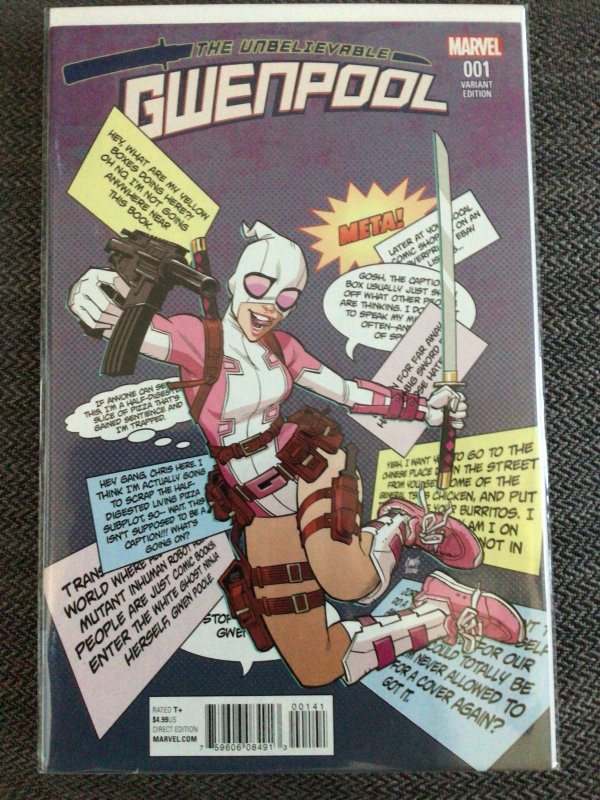 Gwenpool #1 1:15 Hastings Variant