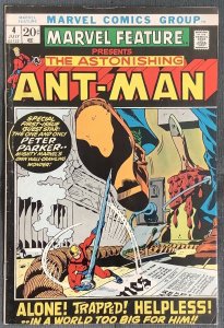 Marvel Feature #4 (1972, Marvel) Featuring Ant-Man. FN