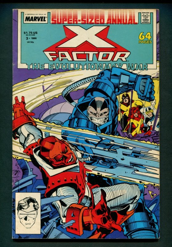 X-Factor Annual #3 ( 5.0 VG/FN ) Evolutionary War / 1988