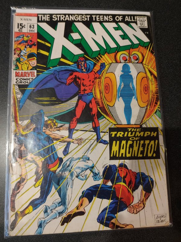 X-MEN #63 NEAL ADAMS COVER/ART