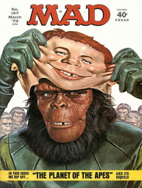 Mad #157 VG ; E.C | low grade comic Planet of the Apes magazine