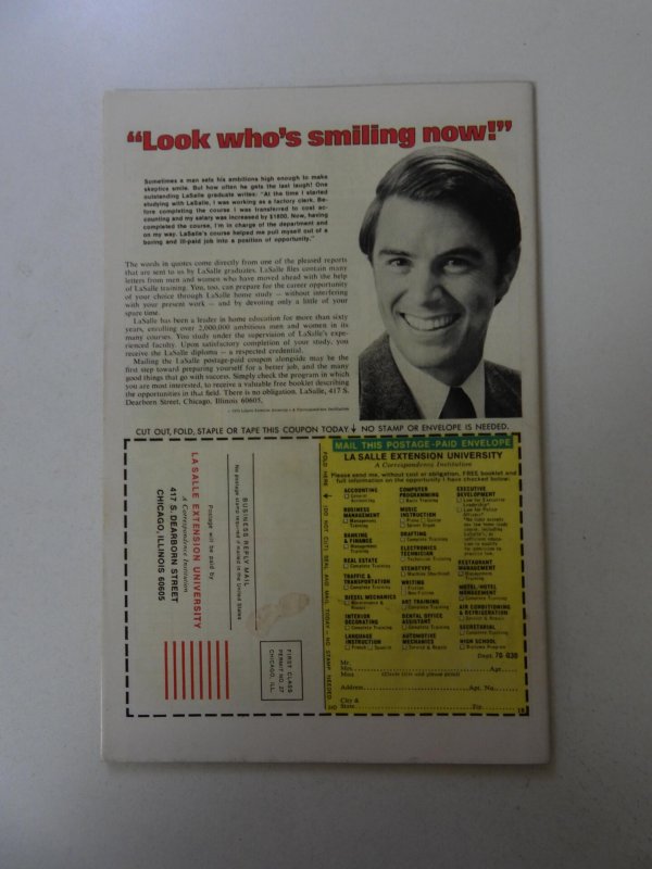 Jungle Action #18 (1975) FN- condition staining back cover