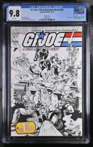 G.I. Joe #301 CGC 9.8 Sketch Cvr New #1 from Image 2023 Transformers Void RIvals