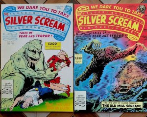 SILVER SCREAM #1-2 (Recollections 1991) Pre-Code TALES of FEAR & TERROR Set of 2
