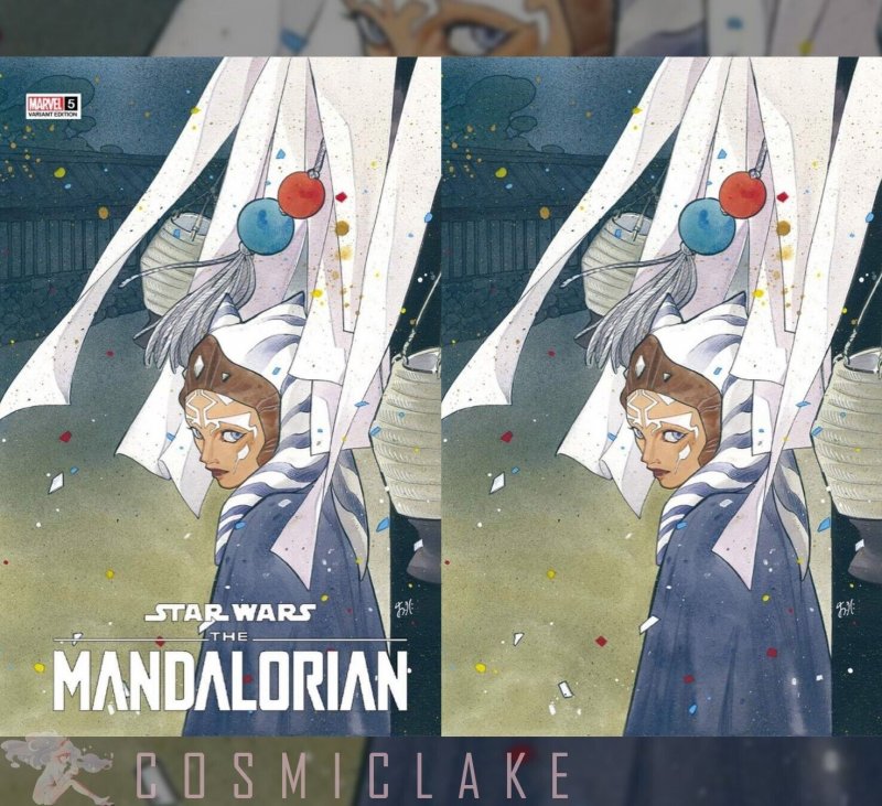 Star Wars Mandalorian #5 Peach Momoko Ahsoka Virgin Variant SET