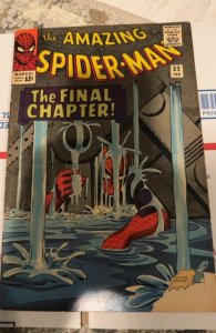 The Amazing Spider-Man #33 (1966) The final chapter-Missing rt side corner cover