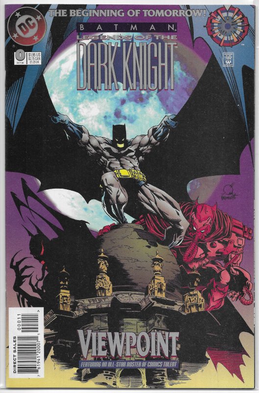 Batman: Legends of the Dark Knight (vol. 1, 1989) #  0 FN/VF (Zero Hour) Goodwin