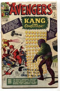 Avengers #8 Marvel comic book First appearance Kang 1964 Silver-age