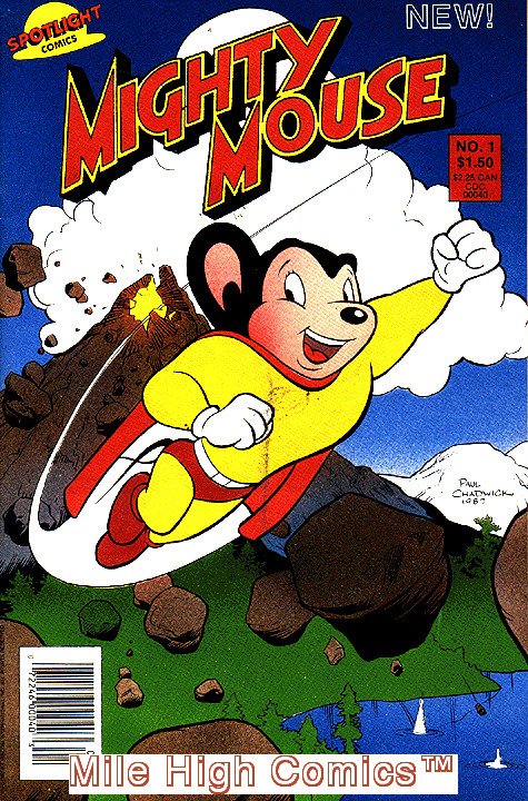 MIGHTY MOUSE   (1987 Series)  (SPOTLIGHT COMICS) #1 Very Good Comics Book