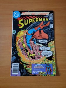 Superman #357 Newsstand MARK JEWELER Variant ~ NEAR MINT NM ~ 1981 DC Comics