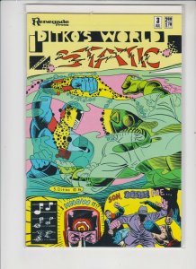 DITKO'S WORLD  #3  FEATURING STATIC 1986  RENEGADE  /   UNREAD /  NM