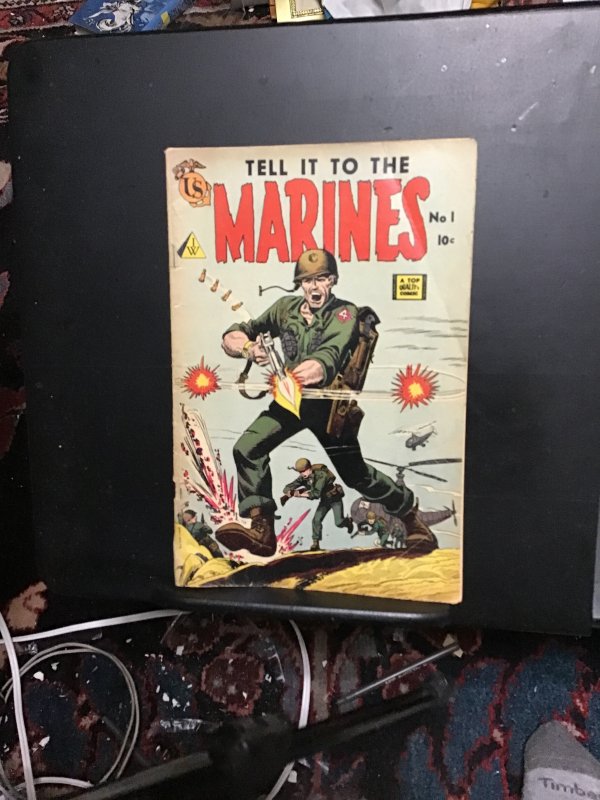 Tell It To the Marines #1  rare first issue key! Mid grade! VG/FN Wow!