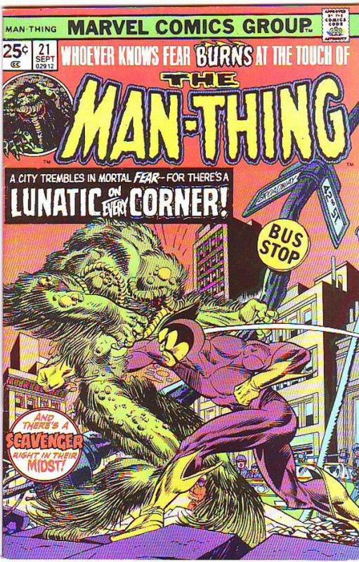 Man-Thing #21 (Oct-75) VF High-Grade Man-Thing