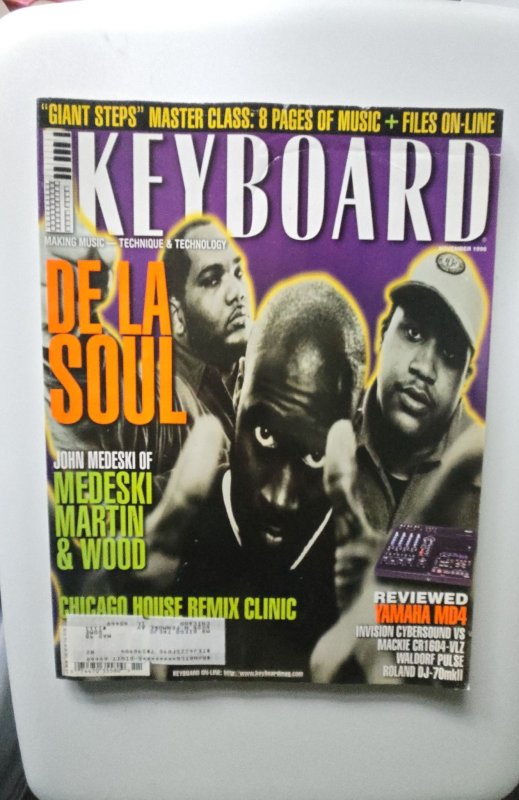 Keyboard Magazine November 1996 De La Soul Vol 22 No 11 Issue #247