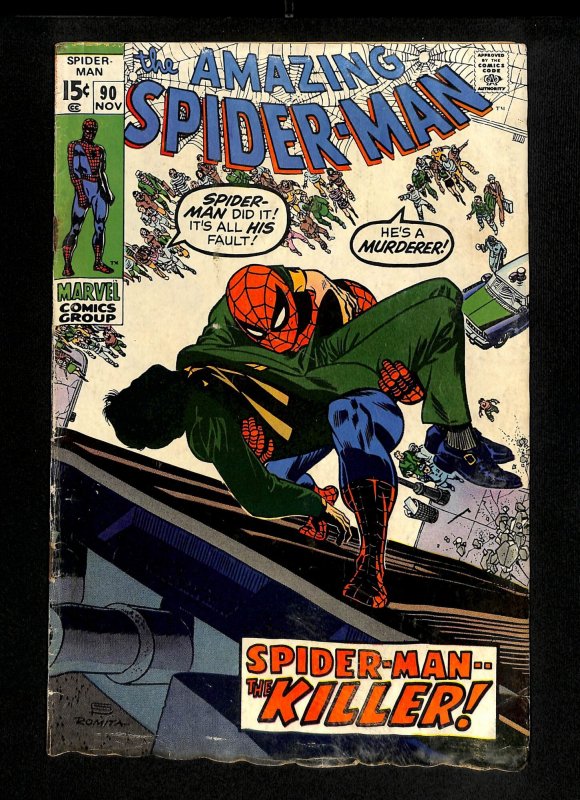 Amazing Spider-Man #90 Death of Captain Stacy!