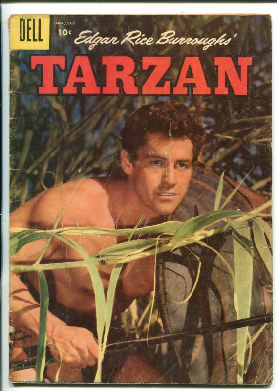 TARZAN #88-1957-DELL-GORDON SCOTT COVER- BURROUGHS- MARSH- MANNING-vg minus