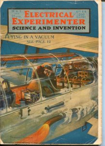 Electrical Experimenter 5/1920-Gernsback-Futuristic aircraft cover by Howard ...