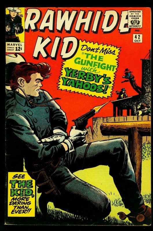 Rawhide Kid #42 1964- Marvel Western- Glossy cover- FN