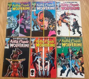 Kitty Pryde and Wolverine #1-6 Complete Set Lot (6) Marvel 1984 VF
