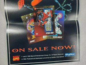 Spider Man poster Marvel Universe Vintage Rare  Trading Cards 1992 skybox   9.4 