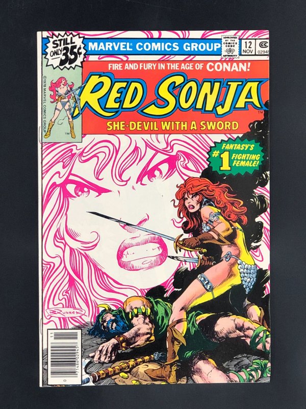 Red Sonja #12 (1978) Frank Brunner Cover Art