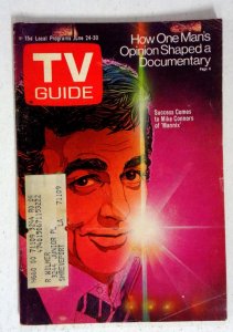 TV Guide 6/24/1972 Mike Connors VG