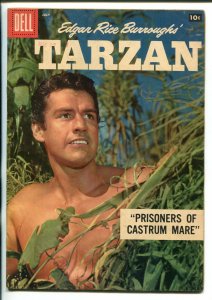 TARZAN #106-1958-DELL-GORDON SCOTT COVER- BURROUGHS- MARSH- MANNING-vg