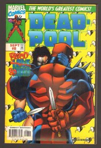 Deadpool #8 Blood Spirts (9.2)